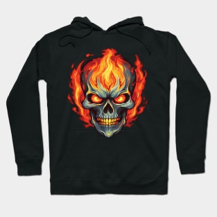 Flaming Skull Hoodie